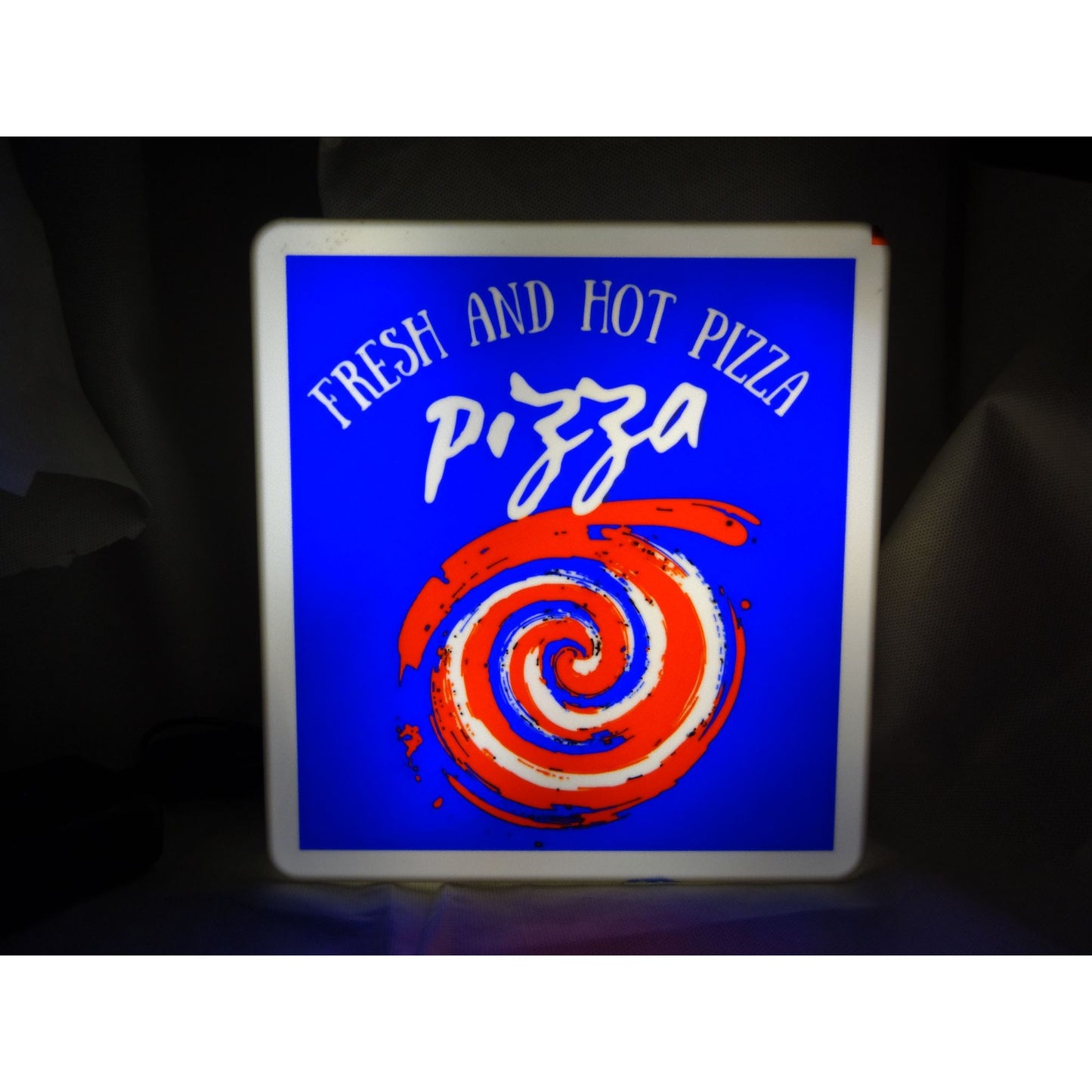 Fresh And Hot Pizza LED Light-Up Sign