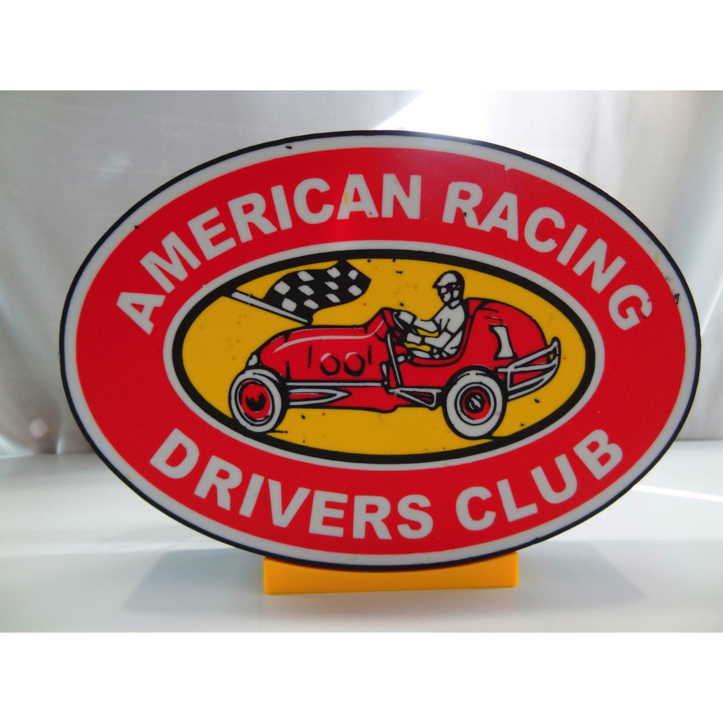 American Racing Drivers Club LED Light-Up Sign With USB Plug-In and dimmer