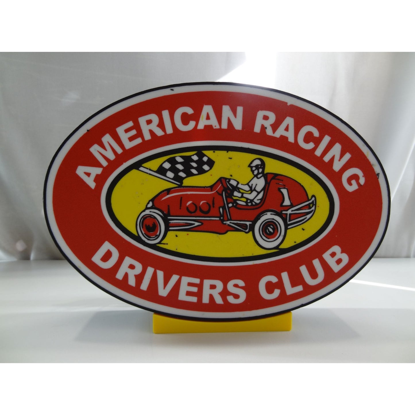 American Racing Drivers Club LED Light-Up Sign With USB Plug-In and dimmer