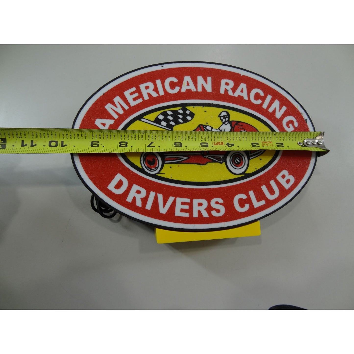 American Racing Drivers Club LED Light-Up Sign With USB Plug-In and dimmer