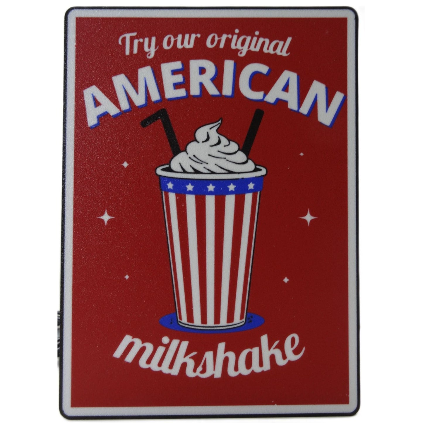 American Milkshake Retro LED Light box  Sign Decor