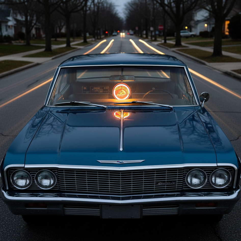 Pizza delivery dashboard lightbox