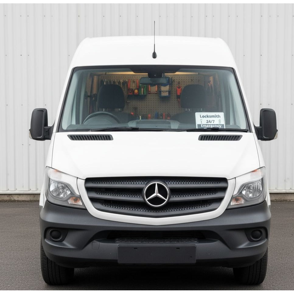 Locksmith 24/7 Emergency Service Lighted  Car Sign LED with USB connector