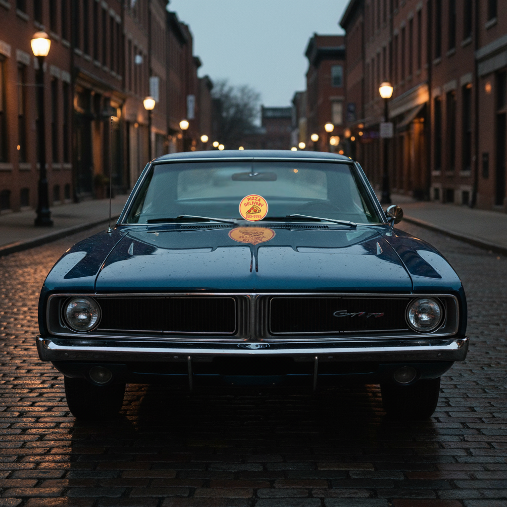 Custom Light box Pizza Delivery Sign for delivery vehicles.