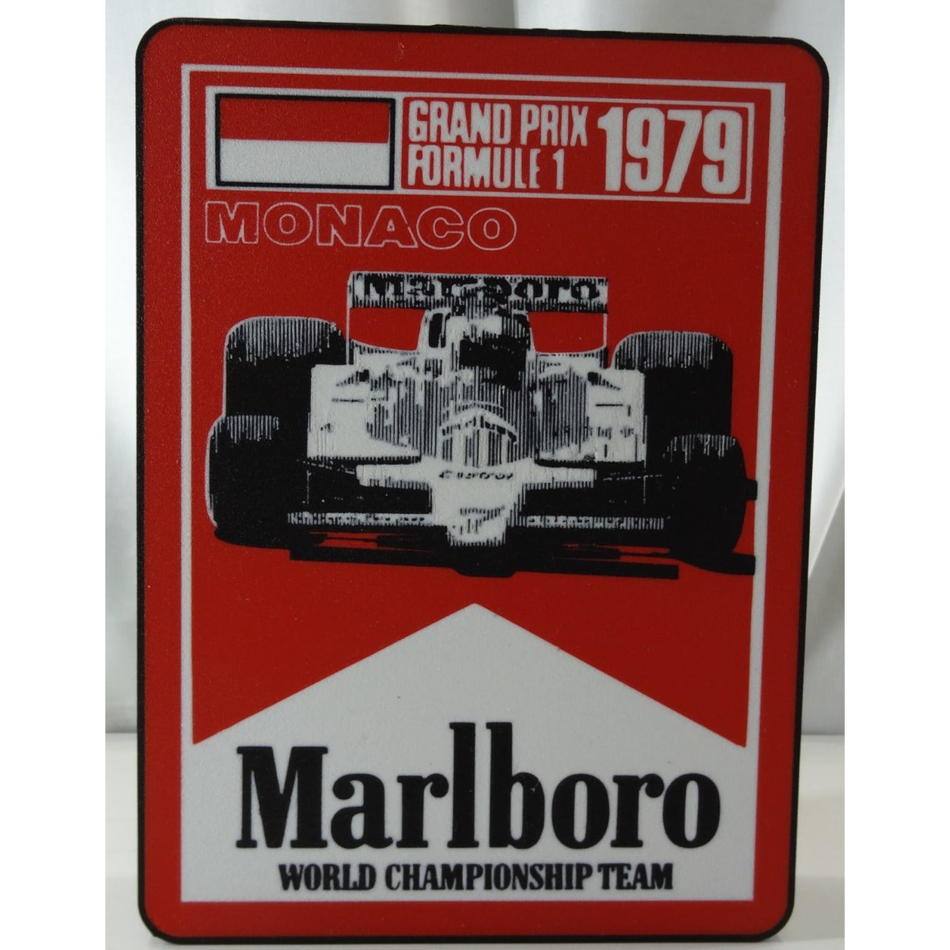 Marlboro Grand Prix Formula 1 1979 Monaco Racing Light-Up Sign light box with dimmer switch