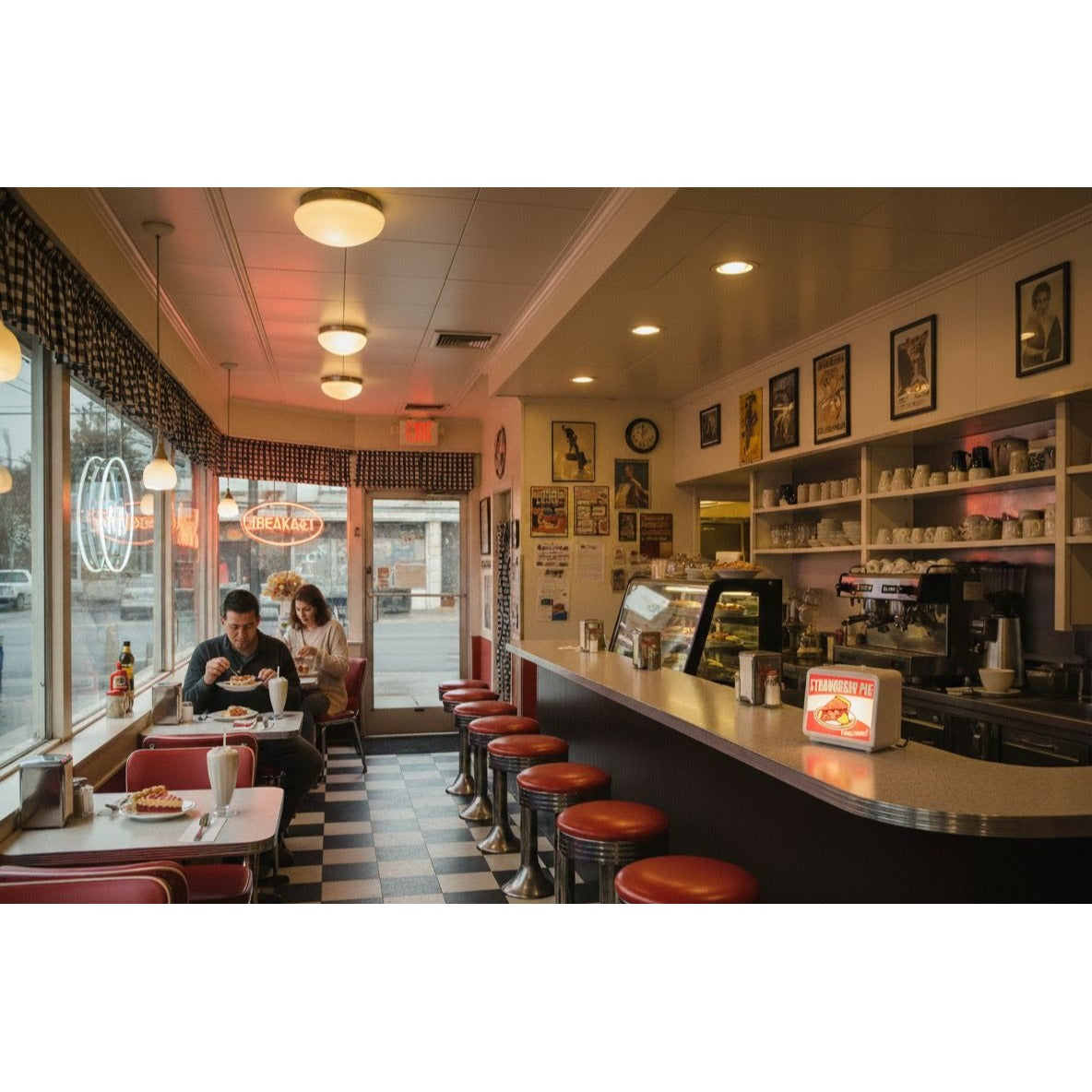 Strawberry Pie LED Light-Up Sign